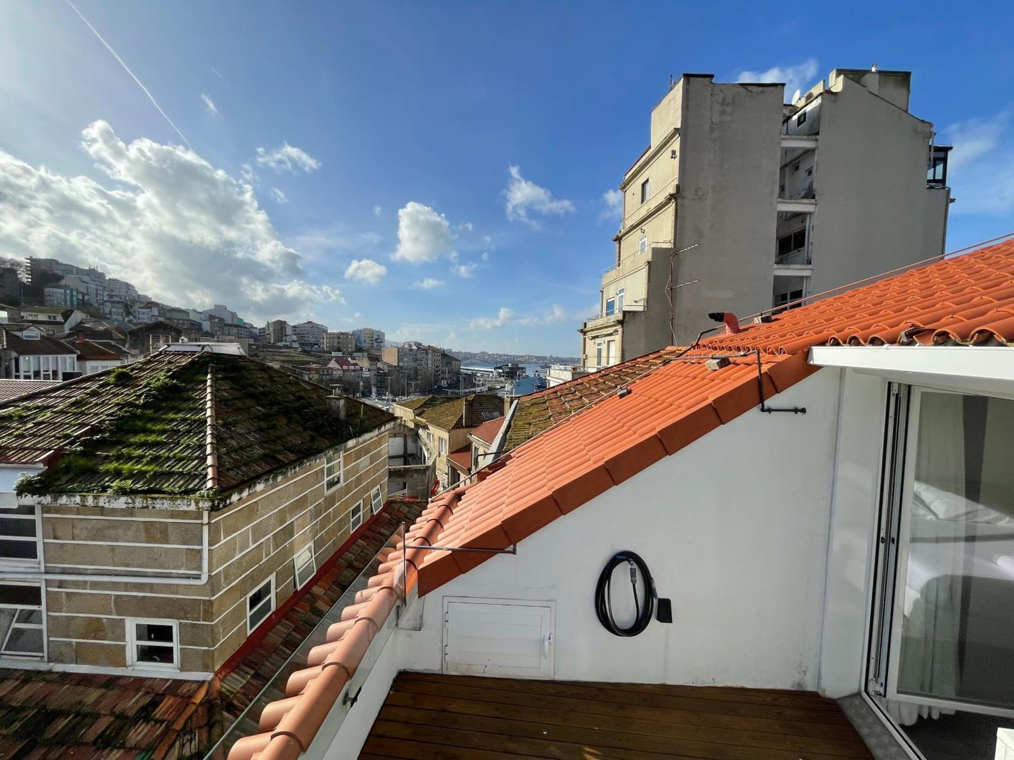 Corazon Casco Viejo Atico Appartement Comarca de Comarca de Vigo Buitenkant foto