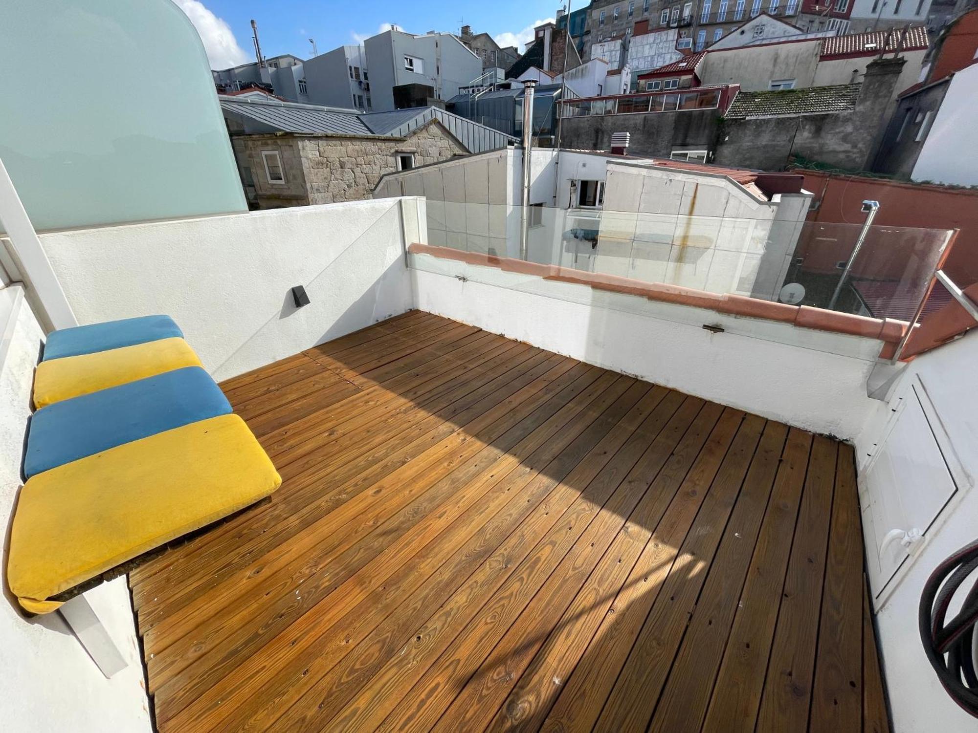 Corazon Casco Viejo Atico Appartement Comarca de Comarca de Vigo Buitenkant foto